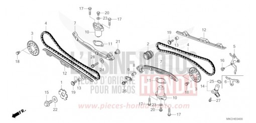 CHAINE A CAMES/TENDEUR GL1800DAM de 2021
